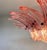 Murano Style Chandelier Ceiling Light Original Palmette, Pink Glasses For Sale In Los Angeles - Image 6 of 9