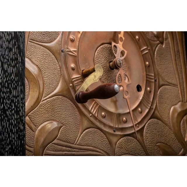 Art Nouveau Viennese Grandfather Clock by Michael Niedermoser and Georg Klimt, 1900s For Sale - Image 17 of 18