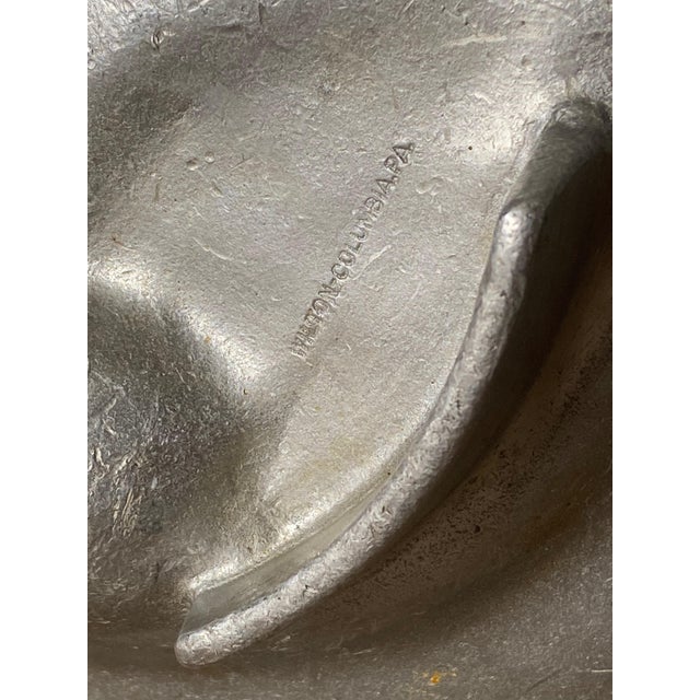 Vintage Wilton Armetale Meat Serving Tray Platter, Matte Finish, Tree and Well Circa 1970's For Sale - Image 12 of 12