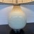 Mid 20th Century Gourd Shaped Crackle Finish Table Lamp, Cream For Sale - Image 4 of 11