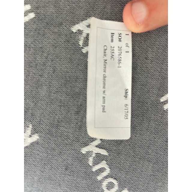 Knoll Brno Flat Bar Chair by Ludwig Mies Van Der Rohe – Black Leather For Sale - Image 10 of 12