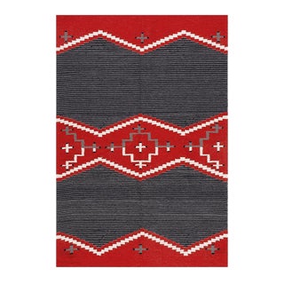 Mid 20th Century Navajo Style Chimayo Carpet ( 4'' X 6' - 122 X 183 )' For Sale