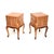 Antique French Figured Walnut Bedside Chests, 1930, Set of 2 For Sale - Image 3 of 10