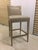 Contemporary Modern Walnut Frame Bar Stools - Set of 4 For Sale - Image 3 of 12