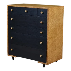 Paul Frankl Cork Highboy Dresser for Johnson Furniture Co.