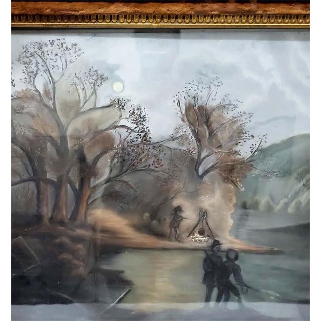 Victorian Hudson River School Style or American Folk Art Traditions of the Victorian Era. For Sale - Image 3 of 16