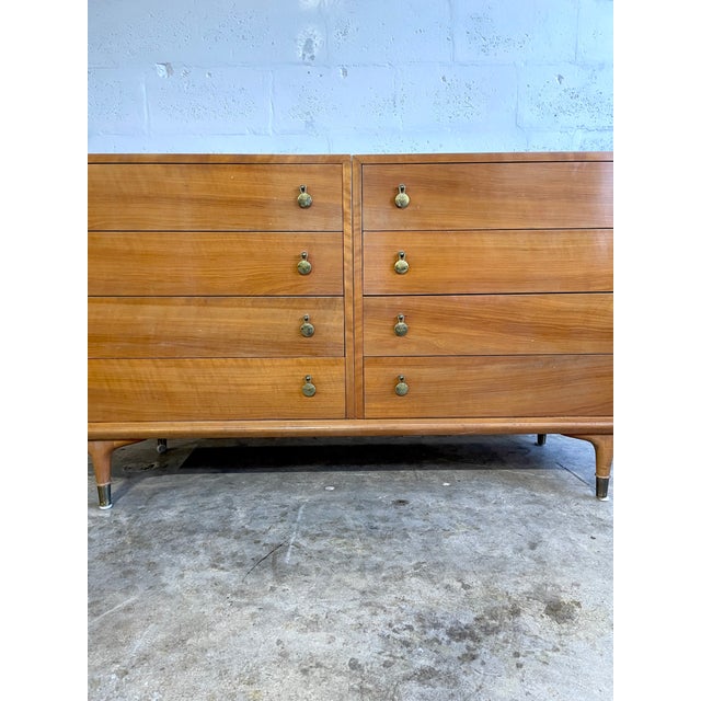 Johnson Furniture Co. Mid Century Modern Dresser or Chest For Sale - Image 4 of 13