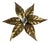 Flower Wall Sconce attributed to Willy Daro for Massive, 1970s For Sale