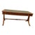 Alfonso Marina Regency Yew Wood Executive Writing Desk With Green Leather Top For Sale