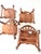 Vintage Tell City Tavern Chairs Set of 4 on Casters For Sale - Image 11 of 12