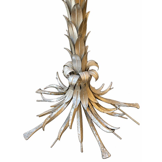 1960s Silver Palm Floor Lamp by Hans Kögl, 1960s For Sale - Image 5 of 9