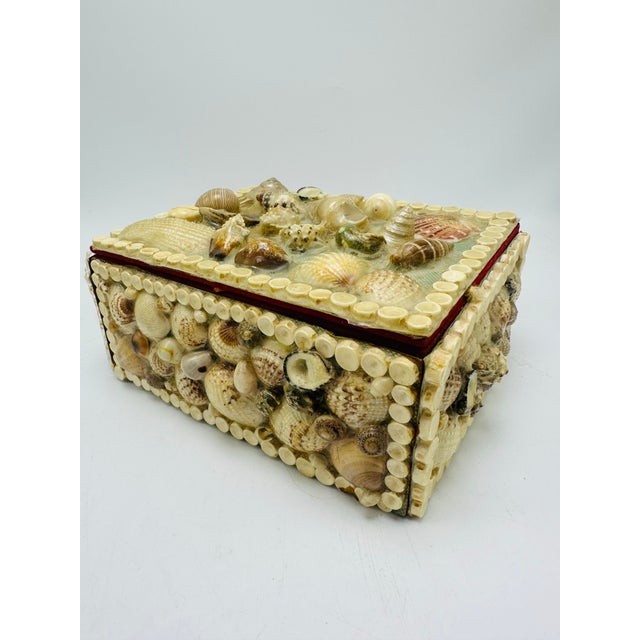Vintage Shell Box | Chairish