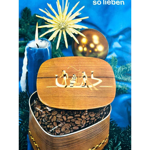 Dallmayr Coffee Original Advertising Poster, 1970s For Sale - Image 9 of 9