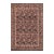 Shabby Chic 1990's Floral Pak-Persian Black/Red Wool Rug - 9'2'' X 11'10'' For Sale