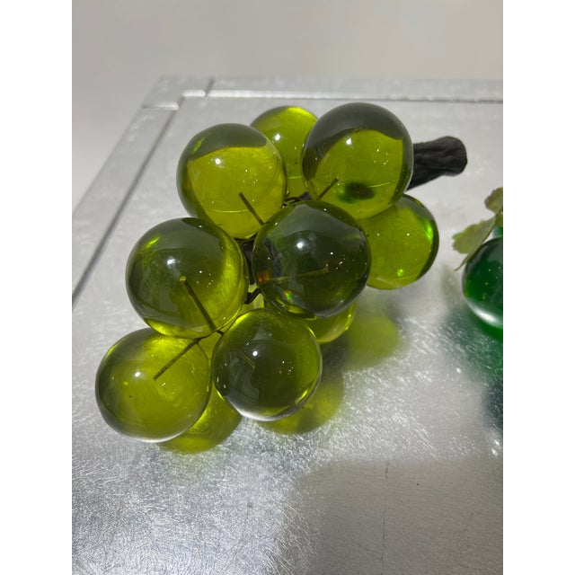 Vintage Lucite Grapes a Pair Chairish