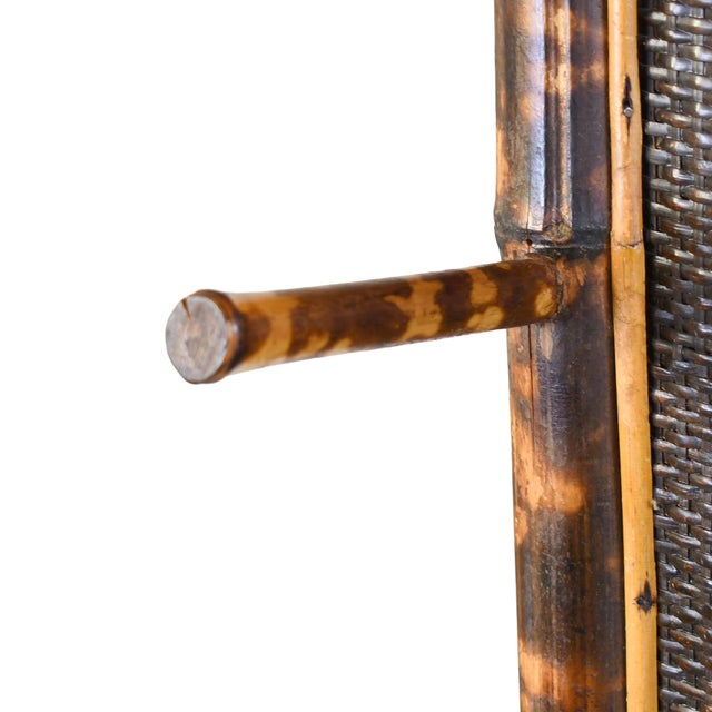 English 1970s British Colonial Bamboo Hall Tree For Sale - Image 3 of 5