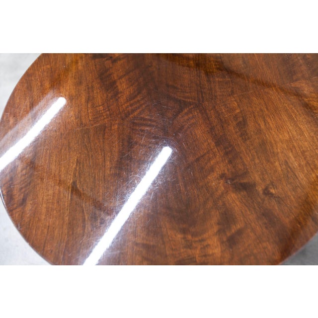 Tripod Coffee Table in Varnished Mahogany, 1960s For Sale - Image 14 of 17