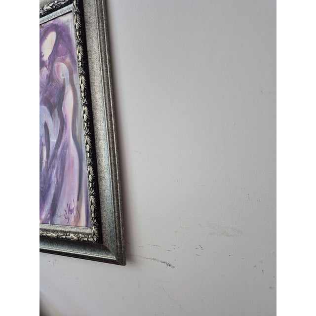 Designer Contemporary Silk Silver Gray Black Fabric -4.5 Yards For Sale - Image 14 of 14