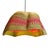Tribal Vintage Tribal Bolga Basket Wave African Pendant Light For Sale - Image 3 of 5