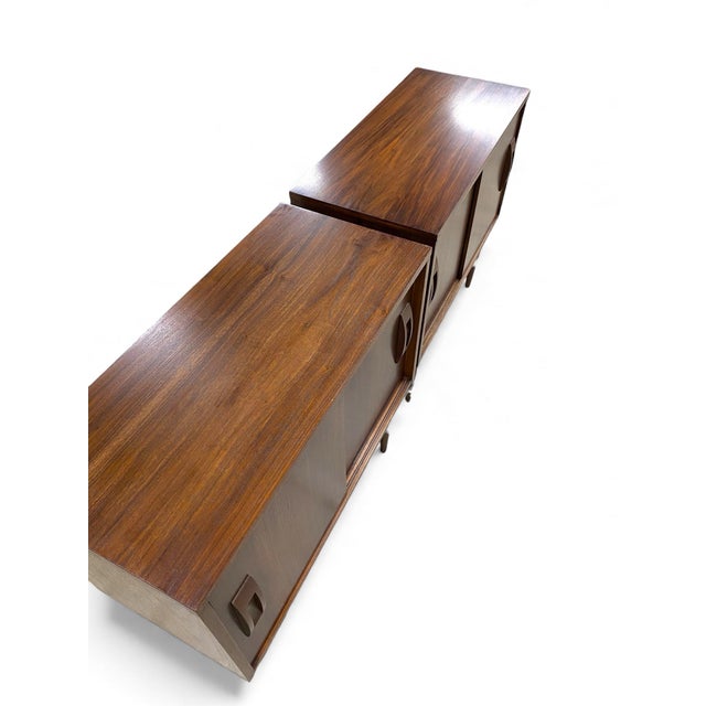 Vintage Nighstand/Cabinet Pair For Sale - Image 4 of 5