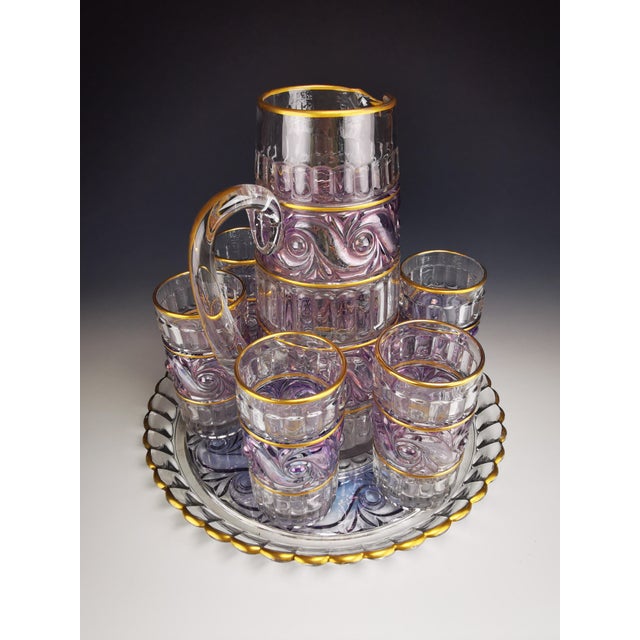 Russian Pattern Orangeade Service from Baccarat, 1890s, Set of 8 For Sale - Image 9 of 14