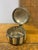 Tribal Mid 20th Century Round Moroccan Silver Filigree and Bone Box For Sale - Image 3 of 5