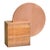 Vintage Italian Wood + Copper Square Sculpture by Banci Firenze For Sale