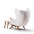 Mid 20th Century Svend Skipper Model 91 Mid Century Papa Bear Wingback Lounge Chair With Ottoman For Sale - Image 5 of 9