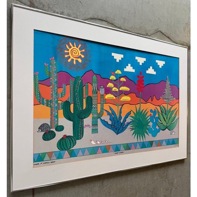 This artwork is titled "Desert Critters" from the "Images of America" series by the American contemporary artist Angie...