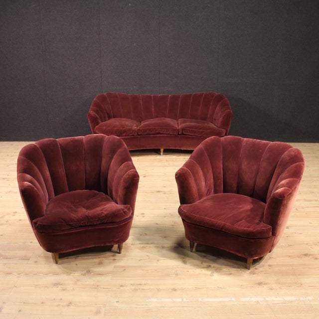 Living Room Set by Gio Ponti, 1940s, Set of 3 For Sale - Image 13 of 13