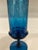 This vase was hand made in Empoli, Italy during the mid century period, it’s a gorgeous teal blue optic glass and one of...