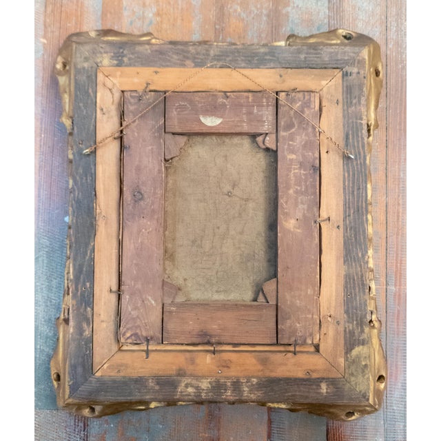 19th Century Continental European French Style Portrait Painting of a Lady in Red, Signed For Sale - Image 12 of 14