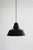 1960s Black and White Enamel Workshop Pendant Lamp by Louis Poulsen, Denmark, 1960s For Sale - Image 5 of 6