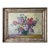 Original E. Nordmann French Framed Still-Life Oil Painting Cut Flower Spring Bouquet For Sale
