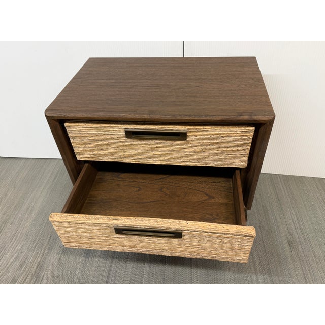 Brownstone Gemma Nightstand, Teak Wood For Sale - Image 10 of 12