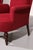Swedish Victorian Burgundy Fabric Chairs, 1950, Set of 2 For Sale - Image 6 of 13