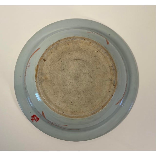 Ceramic Circa 1915-1920 Early Republic Chinese Kanghxi Style Big Porcelain Bowl 13.5"d For Sale - Image 7 of 14