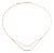 1990s 14k Yellow White Gold Delicate Diamond Bar Layered Necklace For Sale