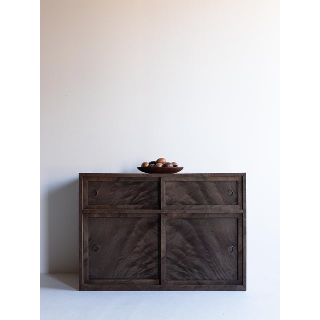 Asian Antique Japanese Antique Tansu Cabinet/ Wabi-Sabi / Taishō–Shōwa Period 1910-40s For Sale - Image 3 of 11