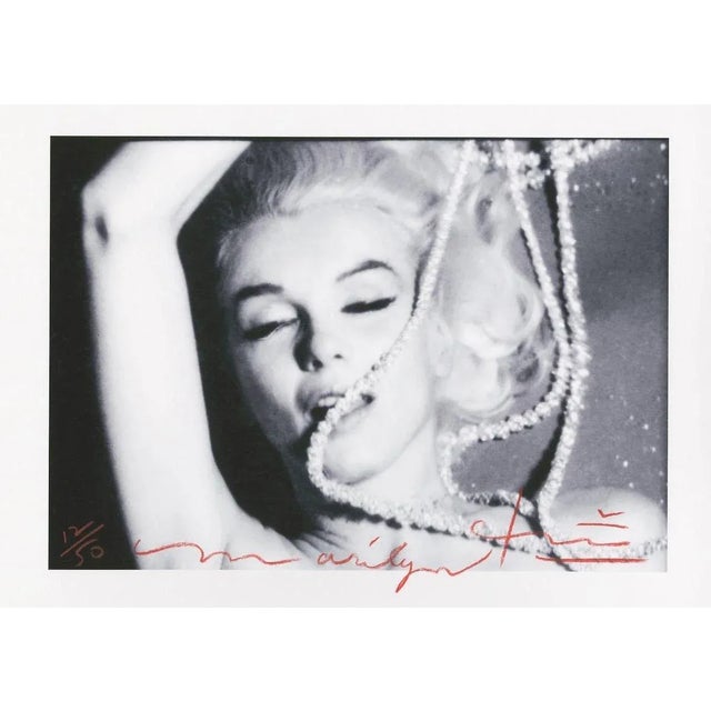 Bert Stern, Marilyn Monroe, The Last Sitting Pearls 1, 2011, Paper For Sale - Image 3 of 5