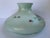 Traditional Mid-20th Century Hand-Painted Rose Floral Green Glass Lamp Shade For Sale - Image 3 of 12