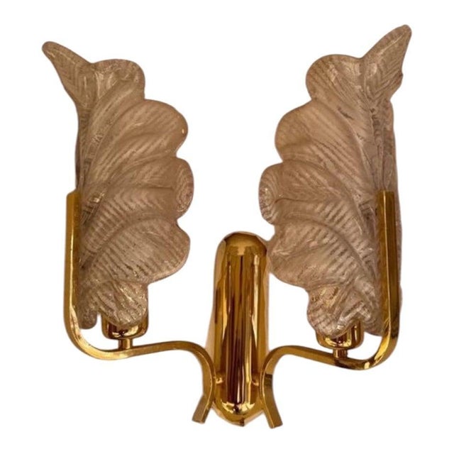 Metal Sconce by Carl Fagerlund attributed to Orrefors, 1980s For Sale - Image 7 of 7