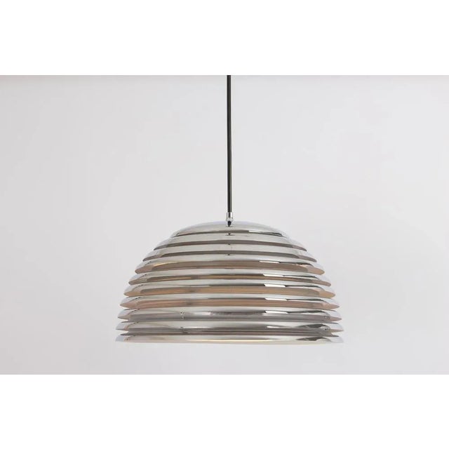 Silver Saturno Pendant Light attributed to Kazuo Motozawa for Staff, Germany, 1970s For Sale - Image 8 of 11