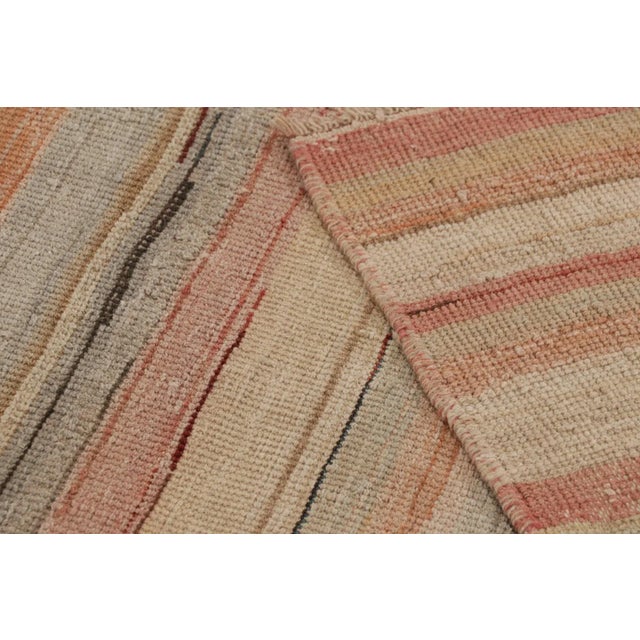 Textile Vintage Shahsavan Persian Kilim Rug, Polychromatic Stripes - Rug & Kilim For Sale - Image 7 of 7