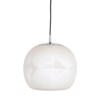 Opaline Glass Pendant Lamp from Peill & Putzler, 1960s For Sale