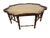 Italian Vintage Faux Bamboo Coffee Table Gold Leaf Italian Regency For Sale - Image 3 of 15