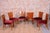 Vintage Art Deco Chairs in Walnut by J. Halabala for Up Závody, 1940s, Set of 6 For Sale - Image 6 of 11