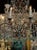Antique Italian Beaded Crystal Chandelier With Aqua Teardrops For Sale - Image 4 of 8