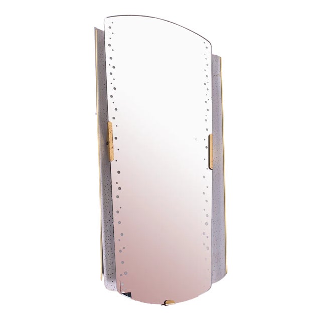 Vintage Lighted Mirror, 1950s For Sale