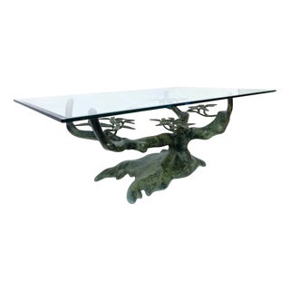 Hollywood Regency Bonsai Coffee Table by Willy Daro, Belgium, 1970s For Sale